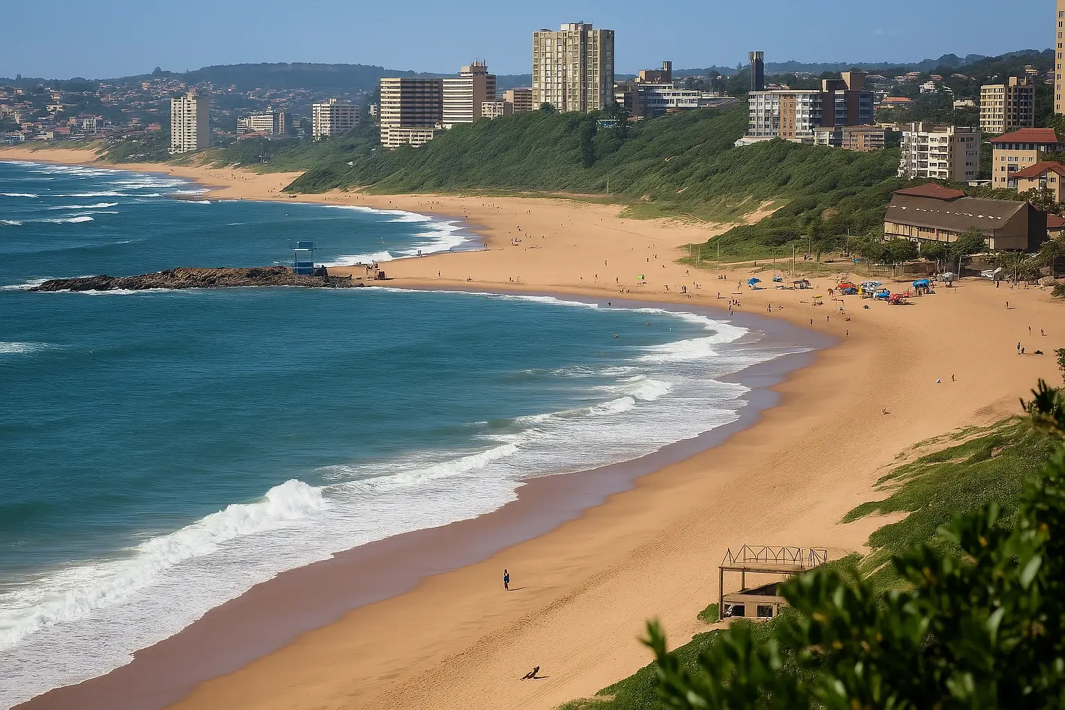 Amanzimtoti beach, KwaZulu-Natal South Coast