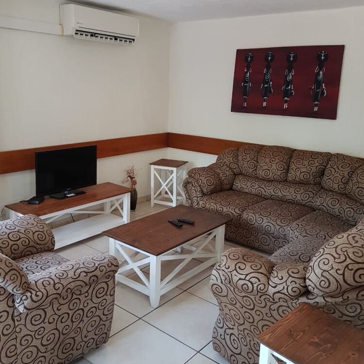 Air-conditioned lounge with TV